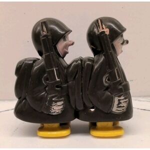 Vintage Marx Hap Hop WWII Soldiers Toy Ramp Walkers Dauntless Doughboys Infantry